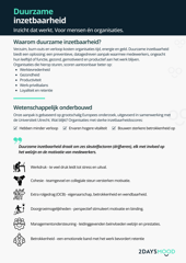 Duurzame inzetbaarheid twopager