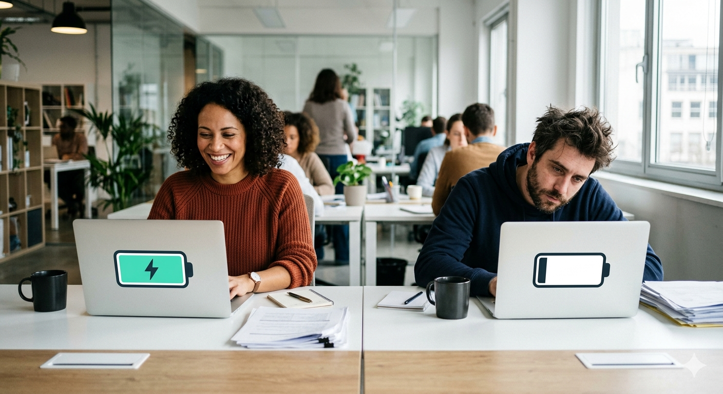 Werkdruk is vooral subjectief: verzuim verlagen met werkgeluk