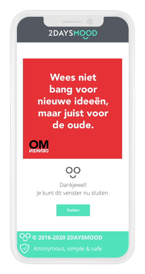 Medewerkers-tevredenheid-survey-dankjewel-2DAYSMOOD-smartphone-NL