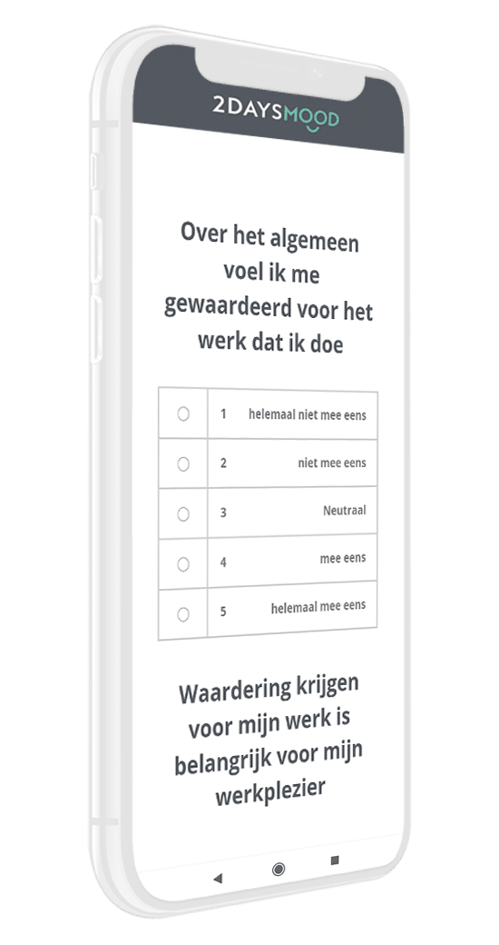 Nulmeting-betrokkenheid-waardering-2DAYSMOOD-smartphone-NL